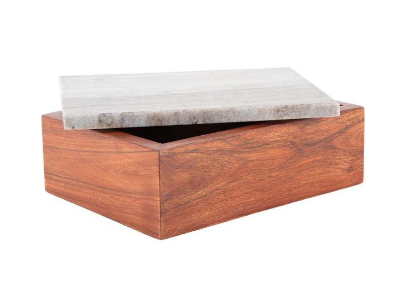 Present Time Storage Box Acacia Large - PT4177BR Natural