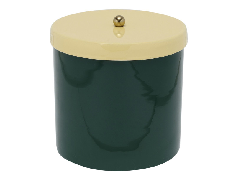 Present Time Storage Jar Double Funky Retro - PT4314GR Retro Green & Soft Yellow