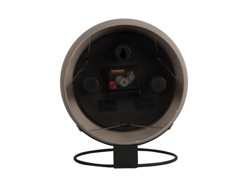 Present Time Table Clock Nirvana Globe - KA5858GY Dark Warm Grey