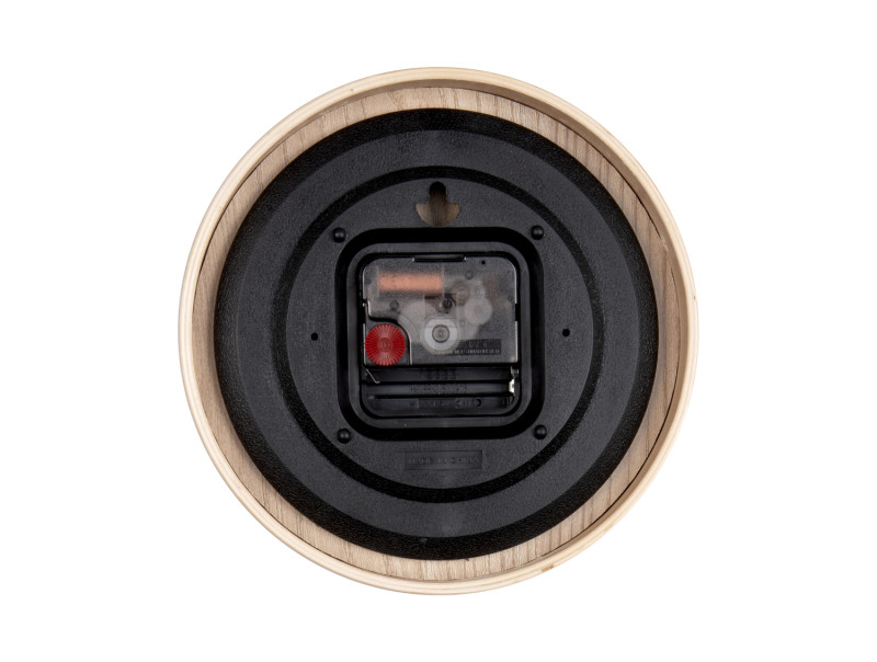 Present Time Table Clock Pure Wood Grain - KA5875BK Black