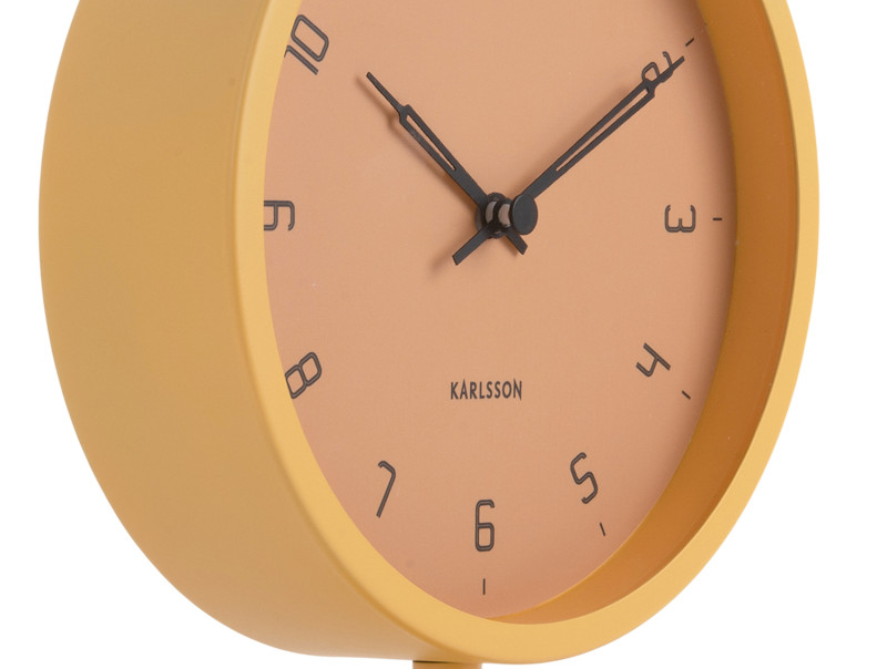 Present Time Table Clock Stark - KA5951YE Honey Yellow