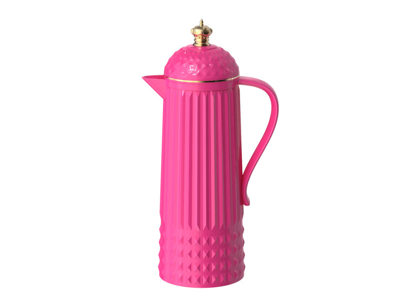 Present Time Thermos Bottle Crown - PT4291BP Bright Pink