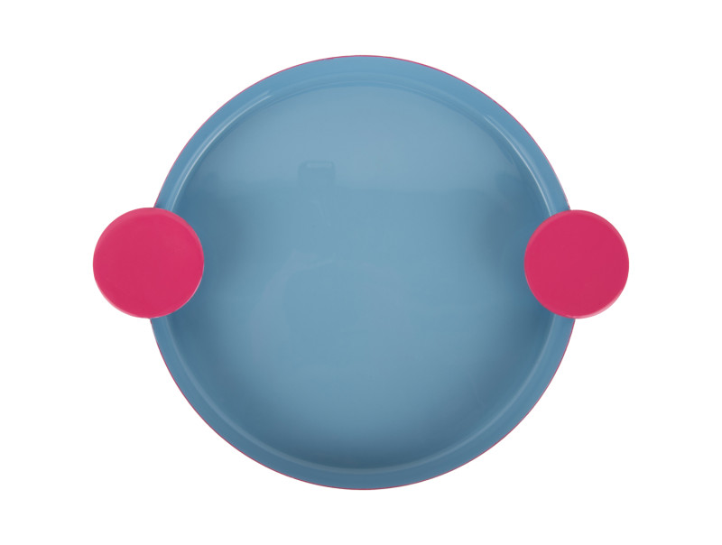 Present Time Tray Double Funky Large - PT4249LB Soft Blue & Bright Pink