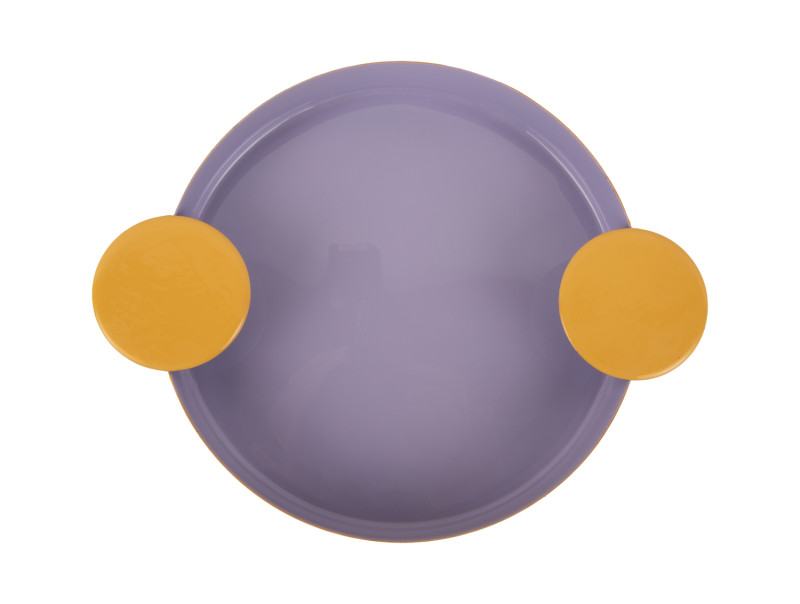 Present Time Tray Double Funky Medium - PT4248PU Soft Purple & Bright Yellow