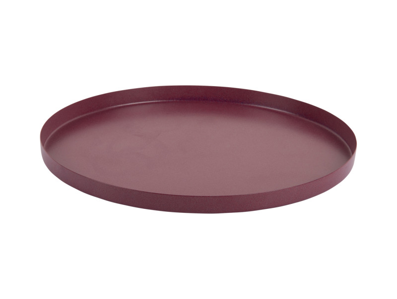 present time Tray Servir Round Extra Small - PT4239PU Dark mauve