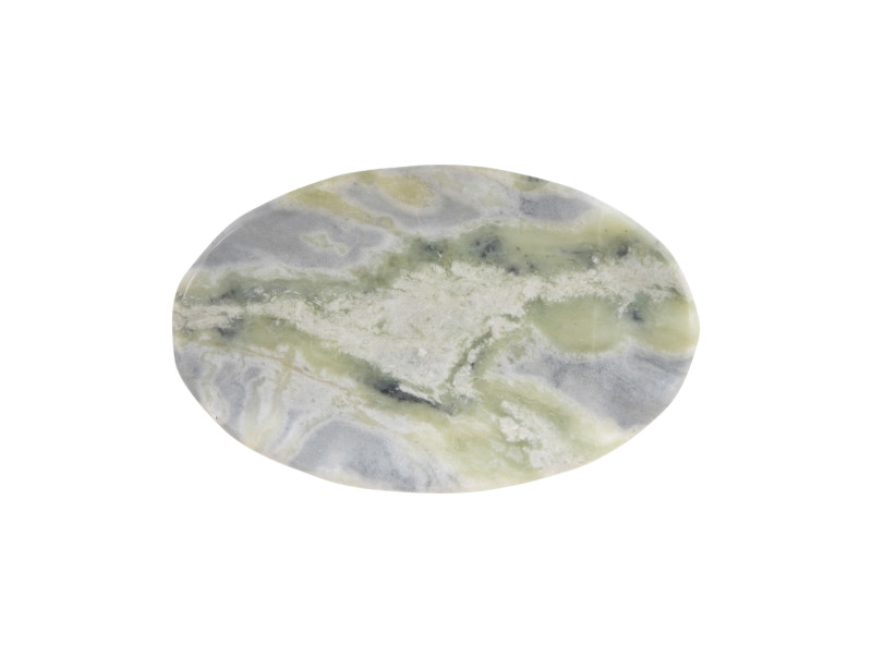 Present Time Tray Waved Oval Large - PT4215LG Himalayan Green