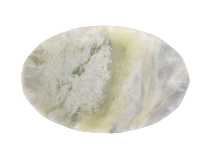 Present Time Tray Waved Oval Small - PT4213LG Himalayan Green