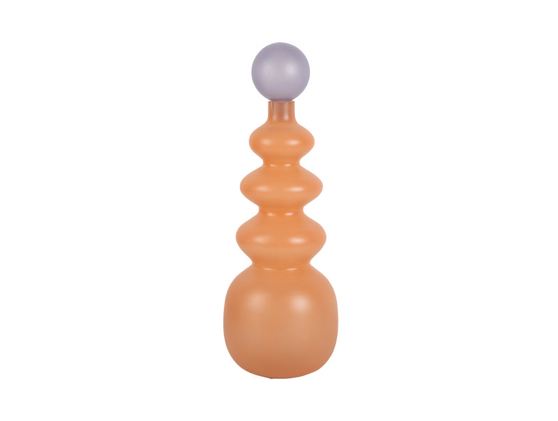 present time Vase Alegre Anillo Large - PT4269OR Peach orange & soft purple
