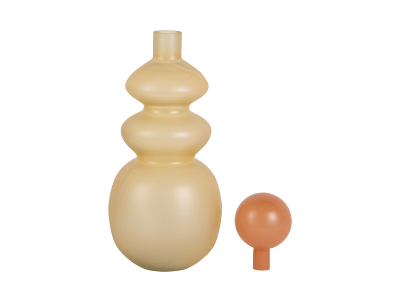 Present Time Vase Alegre Anillo - PT4268LY Soft Yellow & Peach Orange