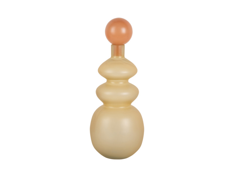 present time Vase Alegre Anillo - PT4268LY Soft yellow & peach orange