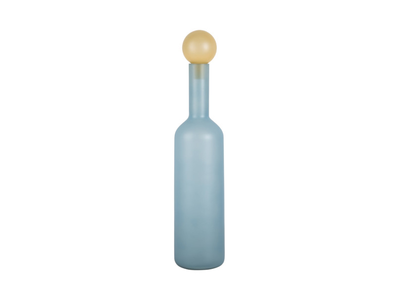 present time Vase Alegre Botellin Large - PT4267LB Soft blue & soft yellow