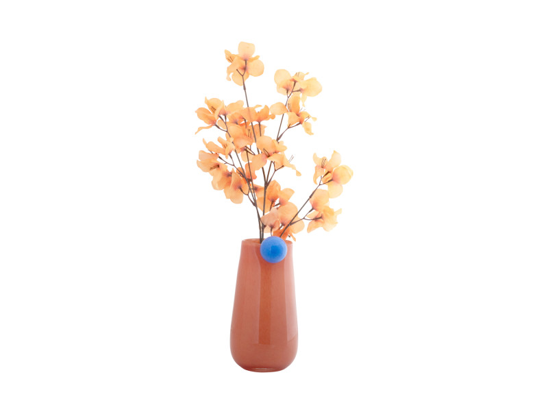 Present Time Vase Bolita Medium - PT4153LO Soft Orange