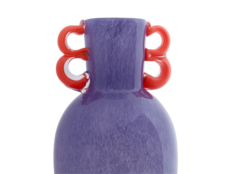 Present Time Vase Fiesta Large - PT4190PU Bright Purple