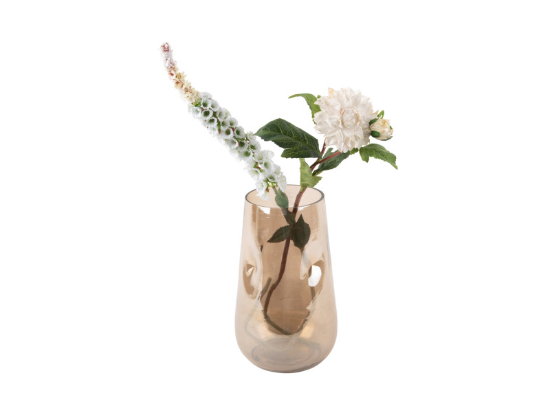Present Time Vase Luster Organic Large - PT4210BR Chocolate Brown