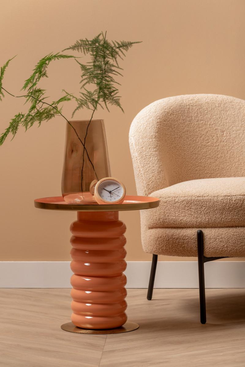 Present Time Vase Luster Organic Large - PT4210BR Chocolate Brown