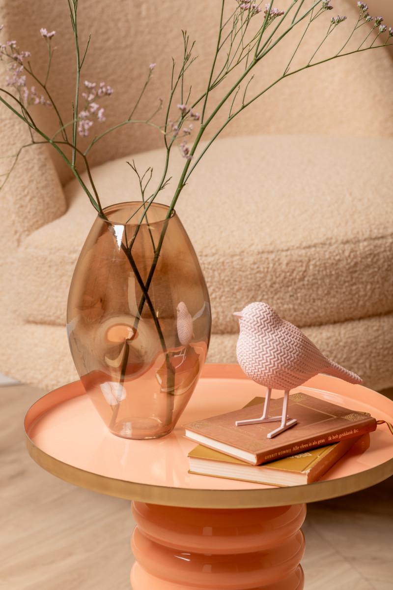 Present Time Vase Luster Organic - PT4209BR Chocolate Brown