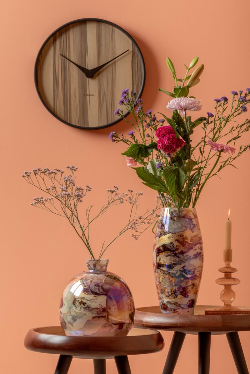 Present Time Vase Melange Bottle - PT4212BR Chocolate Brown