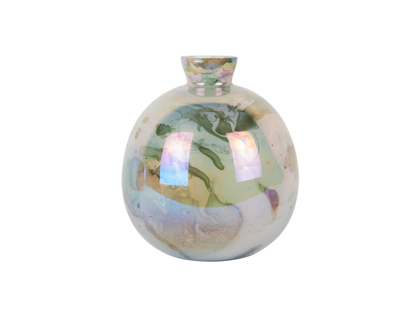 present time Vase Melange Bottle - PT4212GR Jungle green