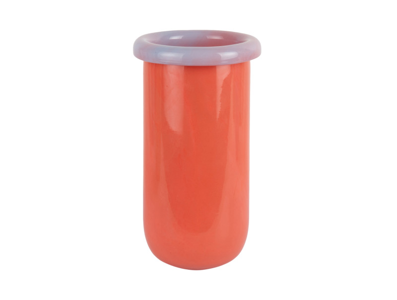 present time Vase Plegado M - PT4332OR Bright orange & purple