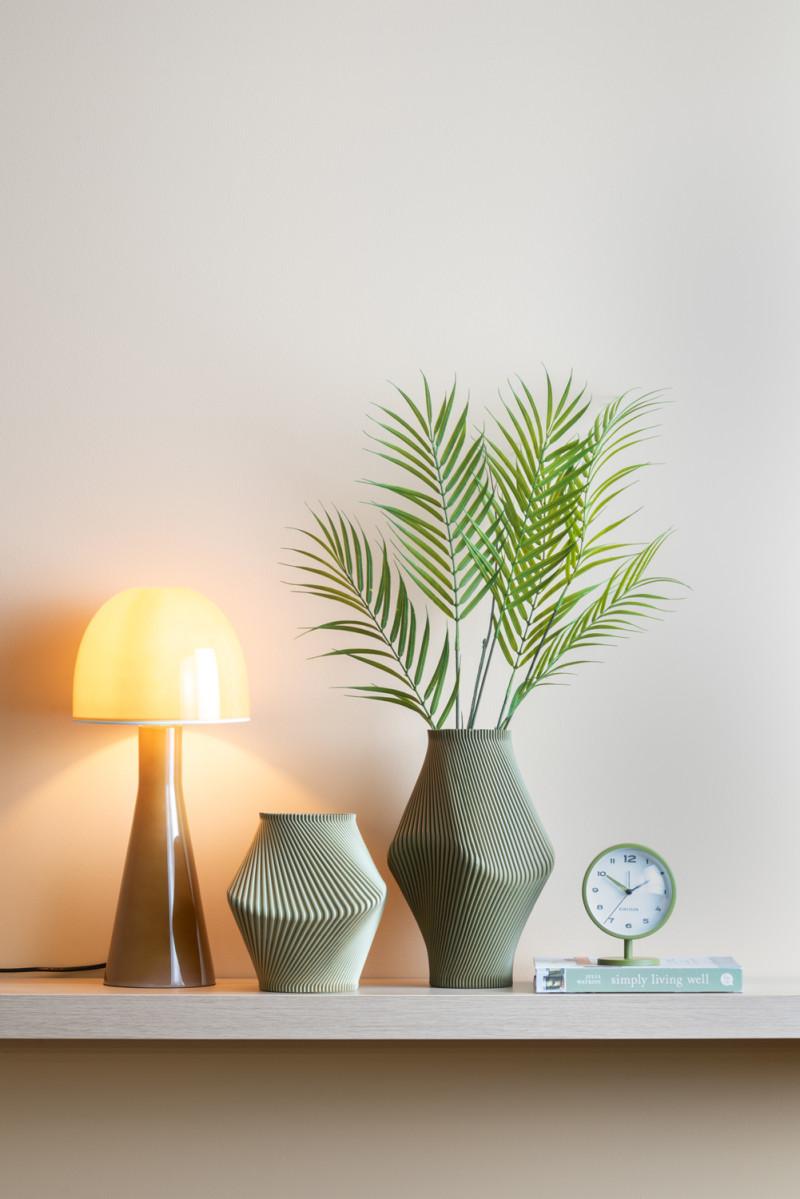 Present Time Vase Twisted Rib Large - PT4293GR Army Green