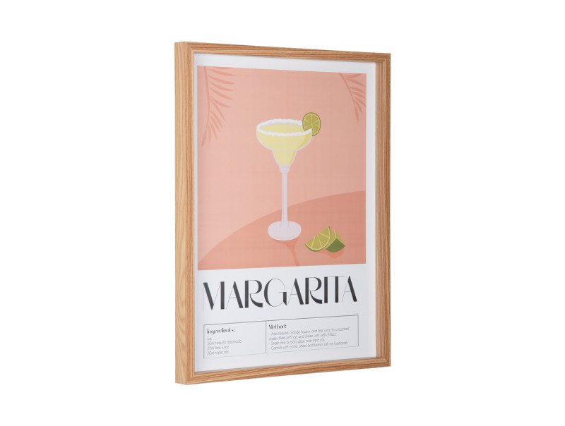 Present Time Wall Art Margarita - PT4285 Peach Orange