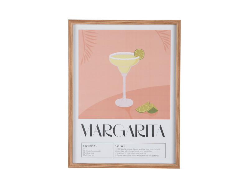 present time Wall Art Margarita - PT4285 Peach orange