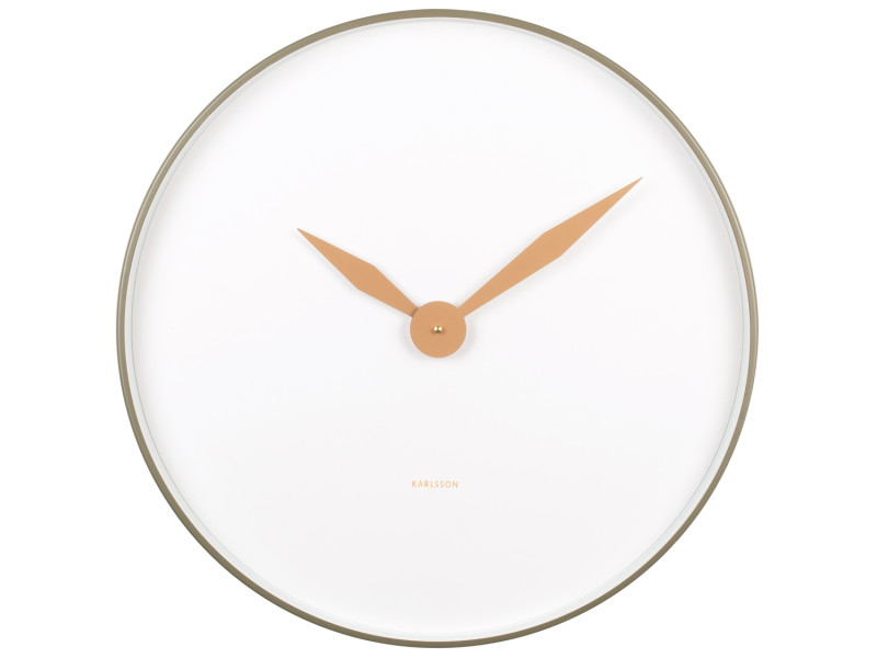 Present Time Wall Clock Albatross - KA5910GR Moss Green