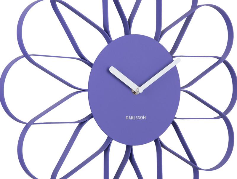 Present Time Wall Clock Arkis - KA5975PU Bright Purple