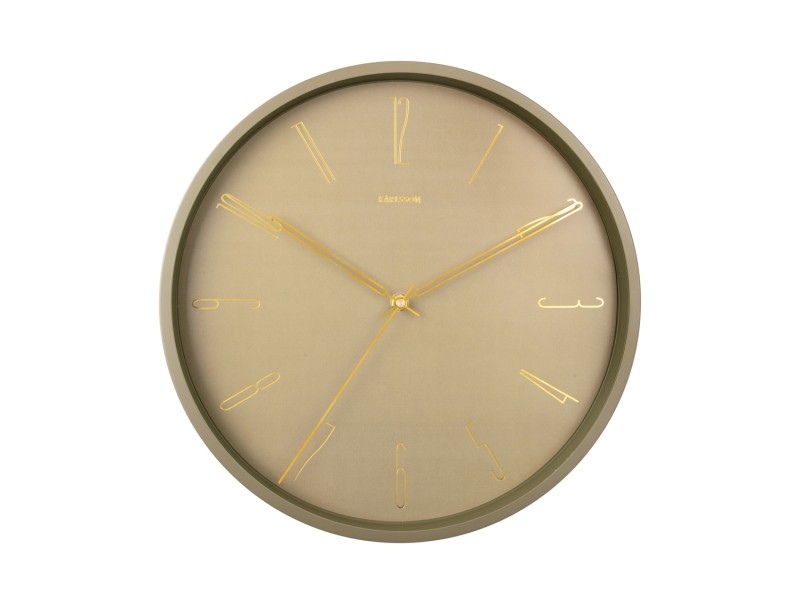 Present Time Wall Clock Belle Numbers - KA5898MG Moss Green