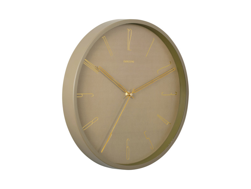 Present Time Wall Clock Belle Numbers - KA5898MG Moss Green