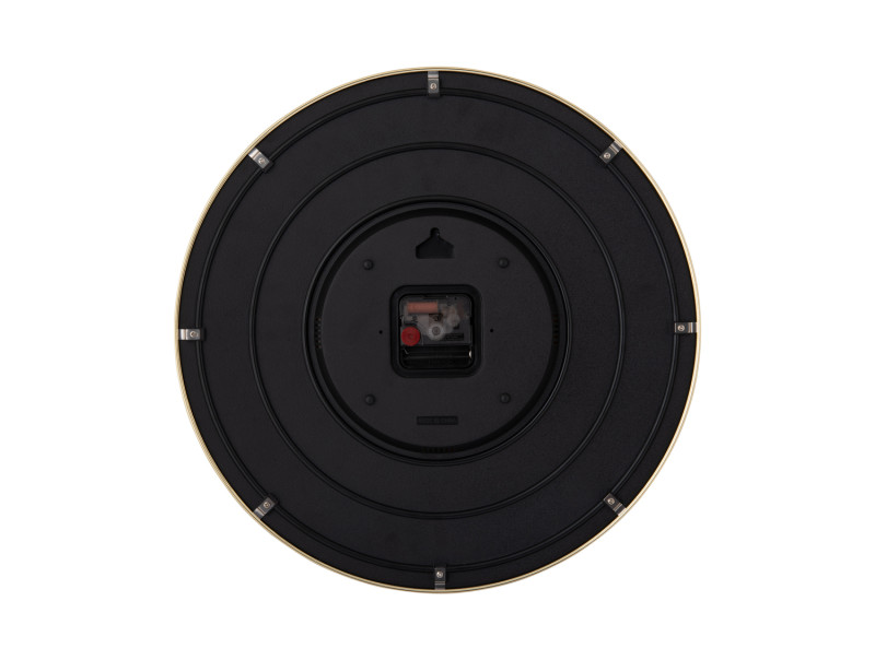 Present Time Wall Clock Candy Swirl Dome - KA6007SB Soft Brown & White