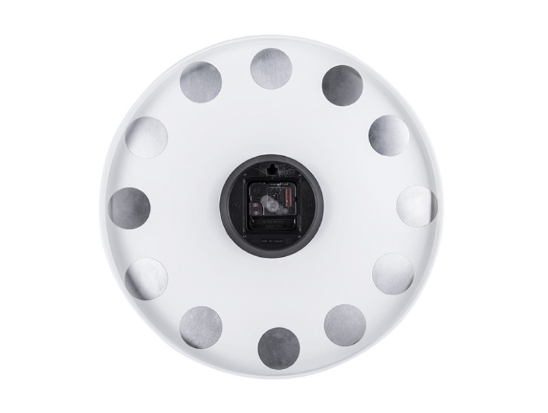 Present Time Wall Clock Charm Engraved Numbers - KA5762WH White