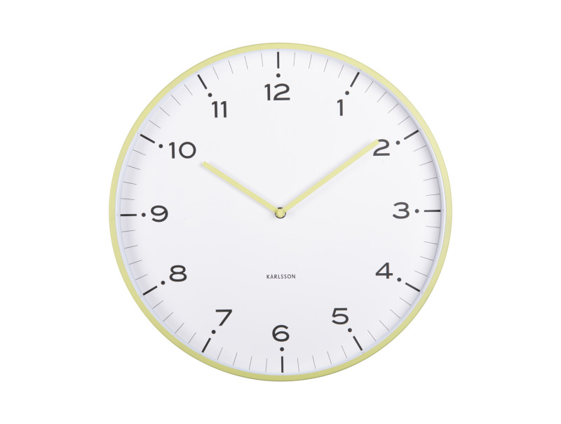 Present Time Wall Clock Circus Rings - KA6011GR Matcha Green