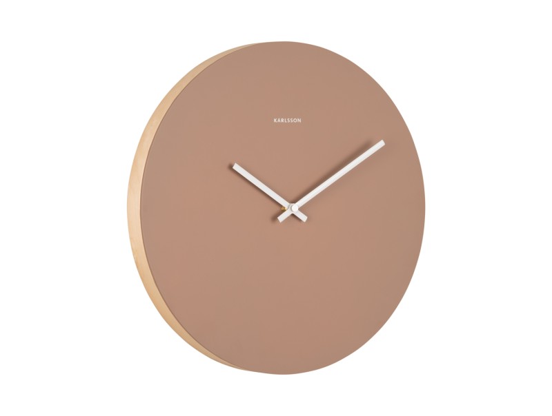 present time Wall Clock Colour Splash - KA5922BR Brown
