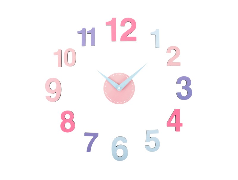present time Wall Clock DIY Chica - KA6002MC Multicolor