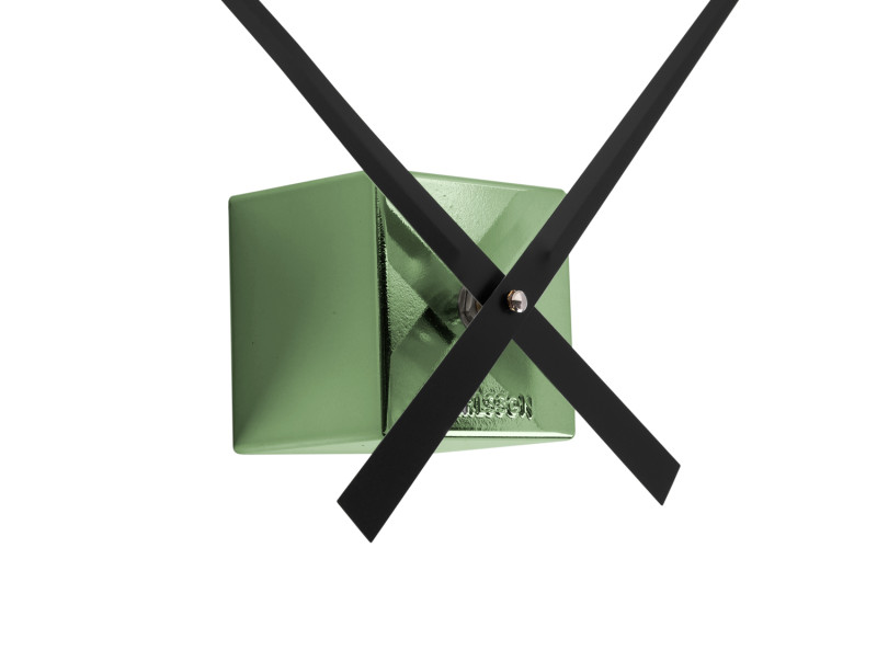 Present Time Wall Clock DIY Cubic Metallic - KA5974DG Metallic Green
