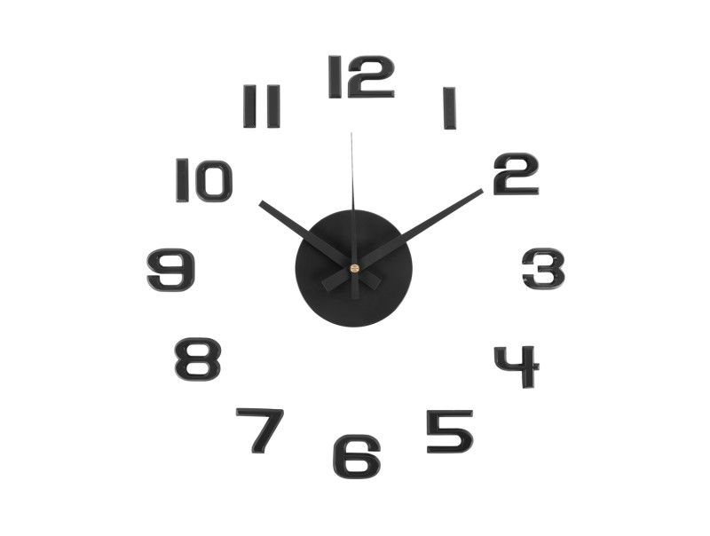 present time Wall Clock DIY Sunset Numbers - KA6001BK Black