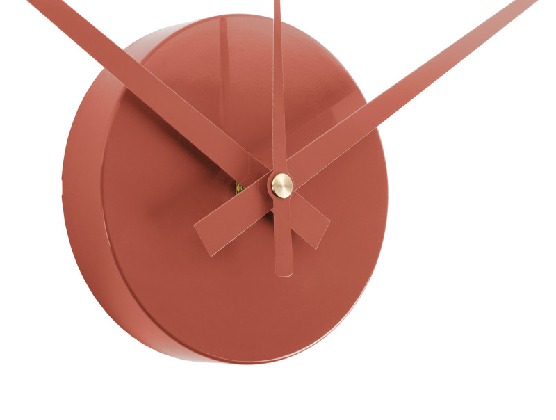 Present Time Wall Clock DIY Sunset Numbers - KA6001RD Blush Red