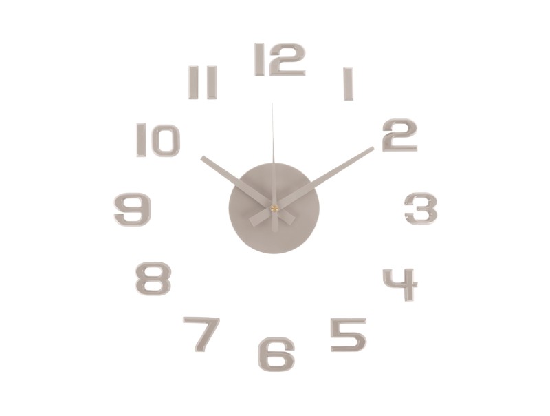 Present Time Wall Clock DIY Sunset Numbers - KA6001WG Warm Grey