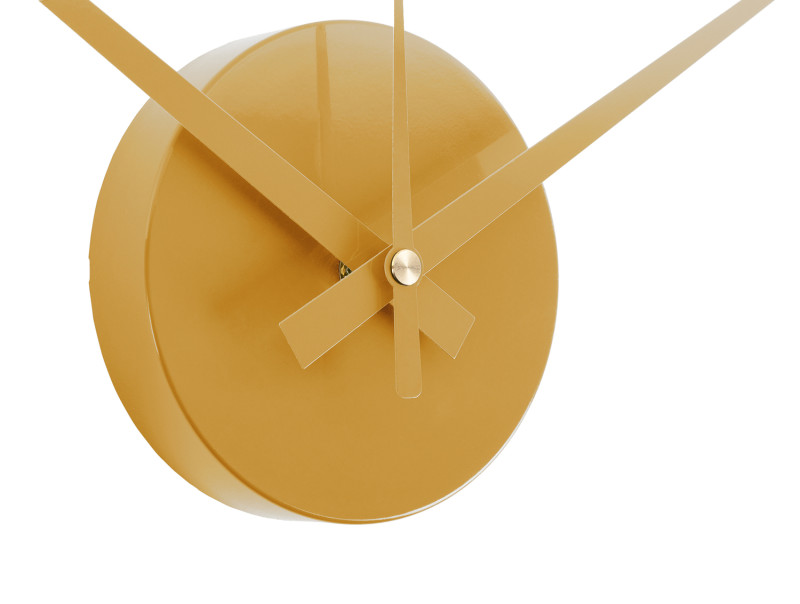 Present Time Wall Clock DIY Sunset Numbers - KA6001YE Ochre Yellow