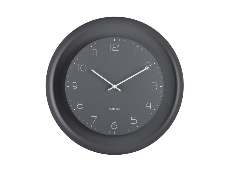 Present Time Wall Clock Dual Disc - KA5930GY Dark Grey