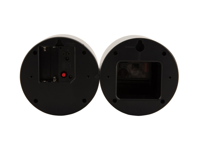 Present Time Wall Clock Duo Cuckoo Plated - KA5789CH Chrome Plated