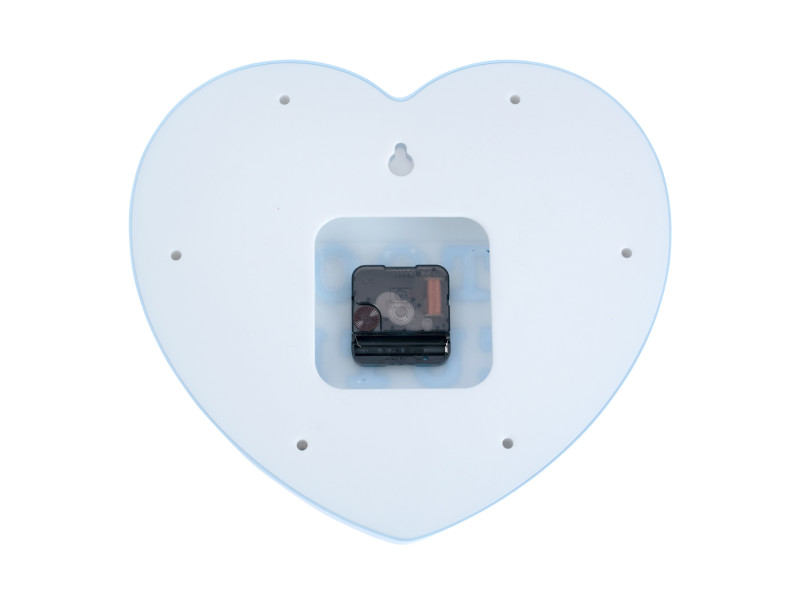 Present Time Wall Clock Heart Candy - KA5985LB Soft Blue