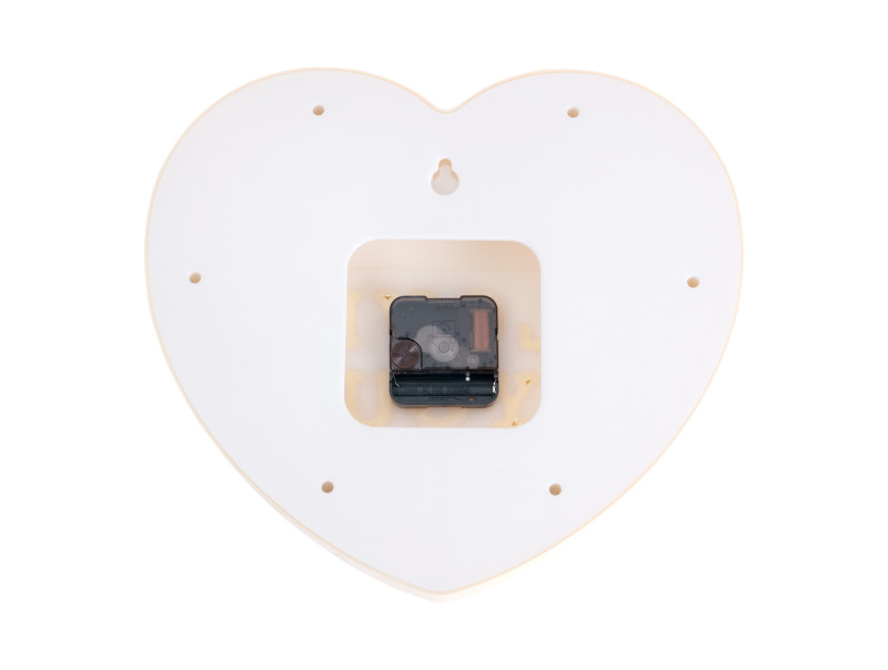 Present Time Wall Clock Heart Candy - KA5985LY Soft Yellow