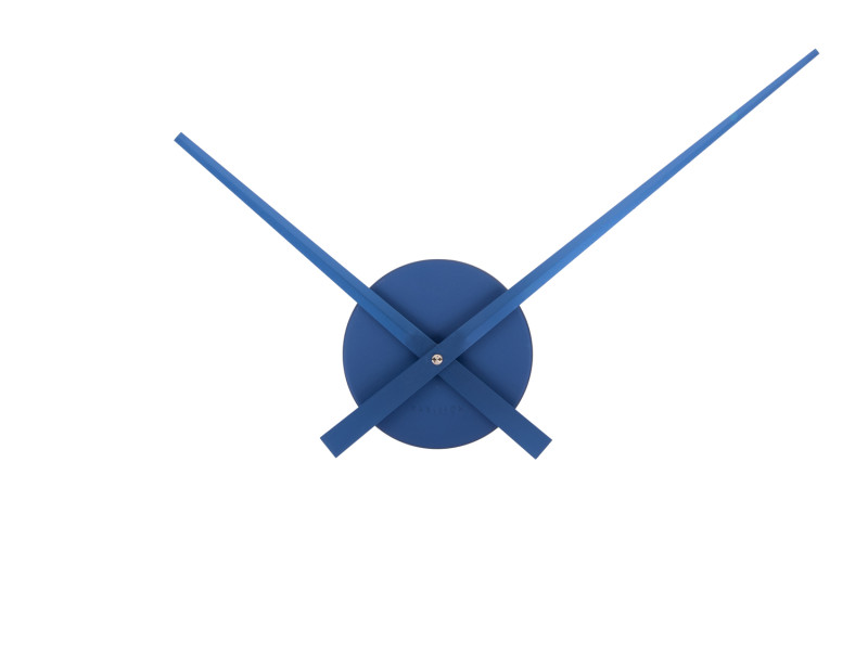present time Wall Clock Little Big Time Mini Metallic - KA4348DB Metallic dark blue
