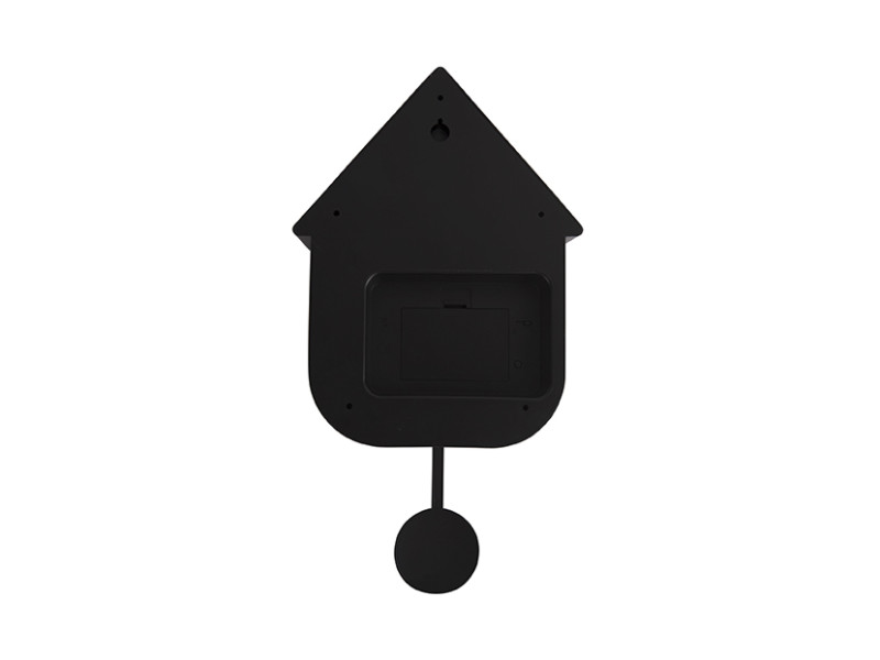 Present Time Wall Clock Modern Cuckoo - KA5768BK Black