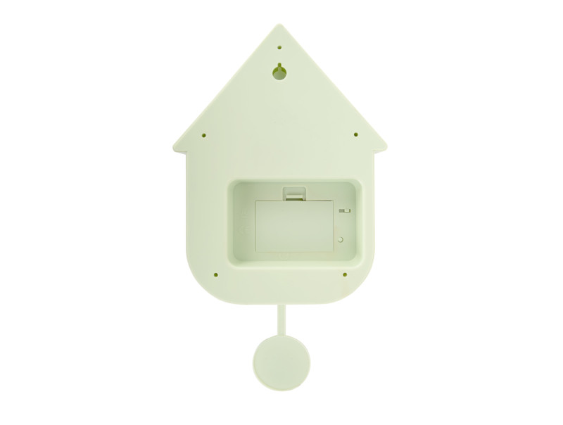 Present Time Wall Clock Modern Cuckoo - KA5768LG Soft Green