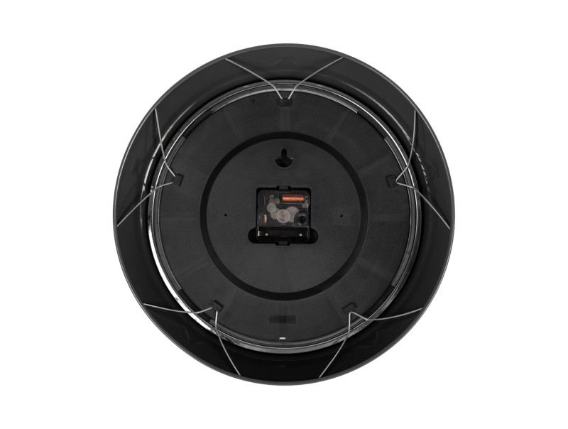 Present Time Wall Clock Modern Retro - KA6006BK Black