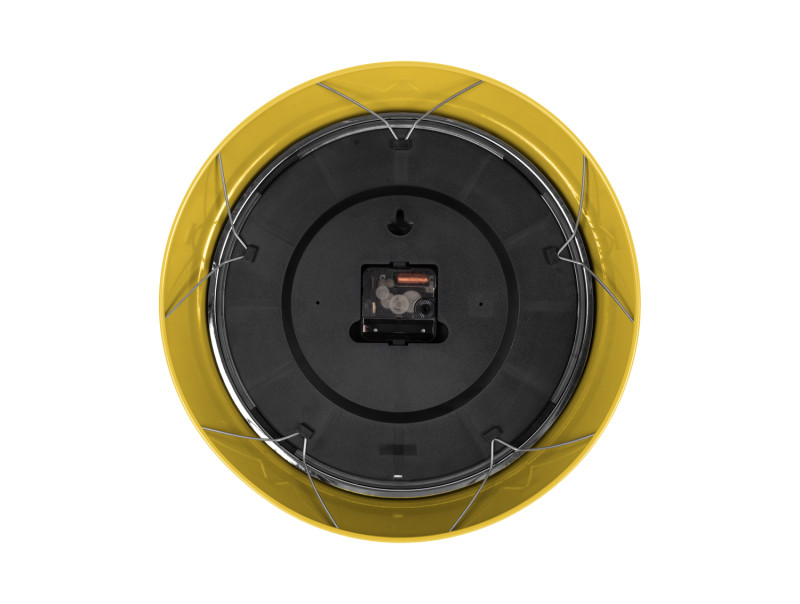 Present Time Wall Clock Modern Retro - KA6006YE Bright Yellow