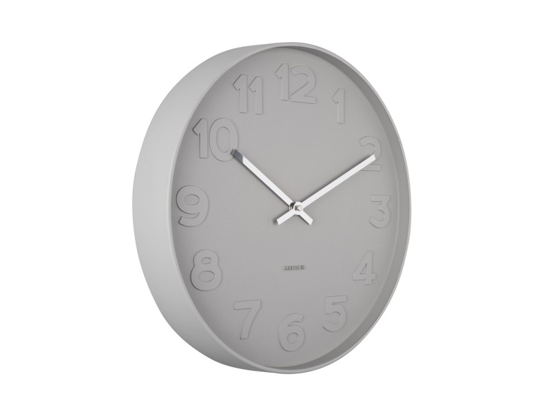 present time Wall Clock Mr. Grey Numbers - KA5636WG Warm grey